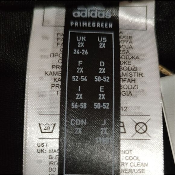 adidas Aeroready Sereno Tapered Jogging Pants with Zipper Split Leg US 2X - Picture 14 of 16